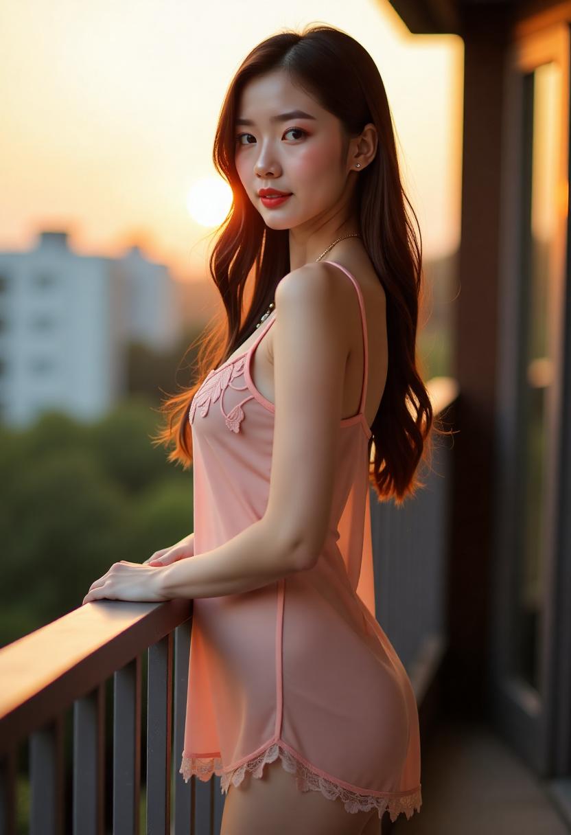 挪威的森林：绿与红的侧影